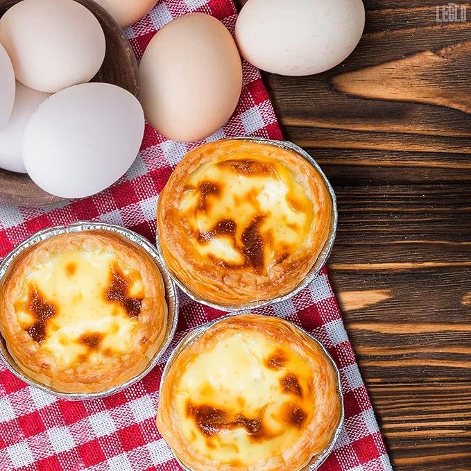 Mini Pie Tins 2.9 Inch - 200 Pack Disposable Aluminum Foil Pie Pans | Durable & Stackable, Freezer & Oven-safe for Holiday Baking & Easter Desserts, Meal Prep | Great Seasonal Easter Gifts for Bakers
