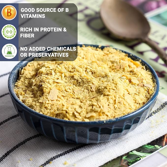 Urban Platter Nutritional Yeast Flakes | 3.53 Oz (100g) | Rich in B Vitamins & Protein | Gluten-Free, Non-GMO, Plant-Based Seasoning | Nutty & Cheesy Flavor | For Popcorn, Pasta & Salads