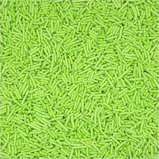 NCS Lime Green Jimmies Edible Sprinkles – Cupcake, Cake & Cookie Decorations, 7 oz