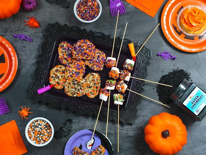 Halloween Sprinkles Bulk - 1.2 Pounds - Bat, Pumpkin & Ghosts Confetti Sprinkles - Spooky Toppings - Great for Cookies, Cupcakes, Cakes, Fall
