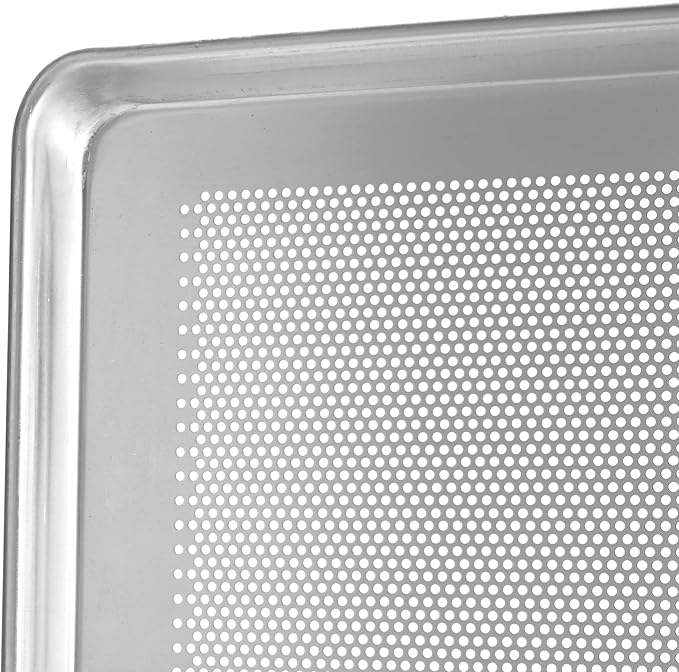 Winco 13” x 18” Perforated Aluminum Sheet Pan, Half Size