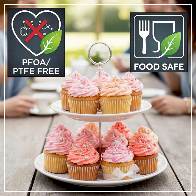 Wrenbury Muffin Pan 12 Cup Non-Stick – Deep Yorkshire Pudding Tin | PTFE & PFOA Free Carbon Steel, Warp Resistant Baking Tray for Evenly Baked Cupcakes