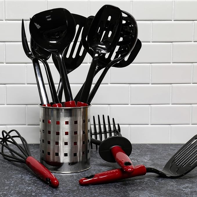 Chef Craft Select Nylon Sturdy Whisk, 10.5 inch, Red