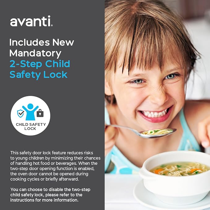 Avanti 1.5 Cu. Ft. Countertop Microwave Oven, 1000 Watts, Stainless Steel, One-Touch Presets, Speed Defrost, Child Lock, Ideal for Apartments, Dorms & RVs, 1.5 cu.ft., Stainless Steel