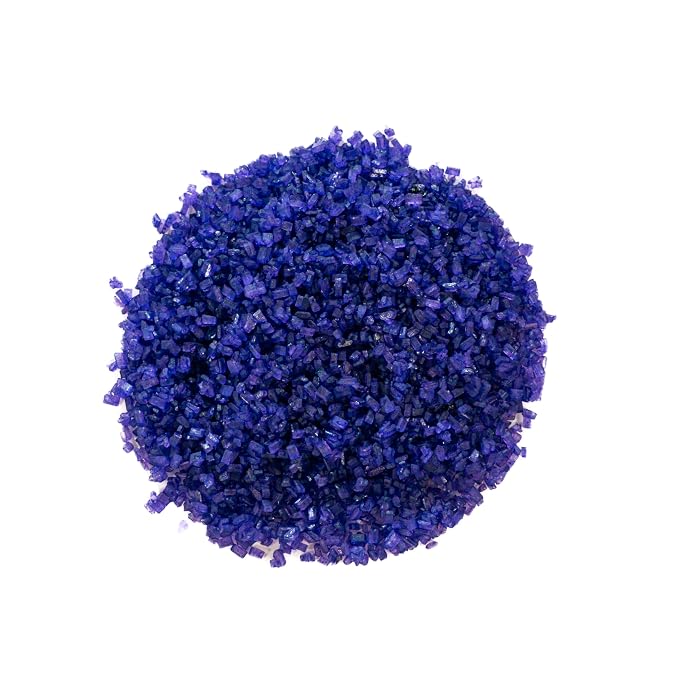 Bakerpan Lavender Sugar Sprinkles for Baking - 7 oz Coarse Sparkling Decorating Sugar Crystals for Baking Topping, Cookies & Cupcakes | Kosher, Gluten-Free, Made in USA
