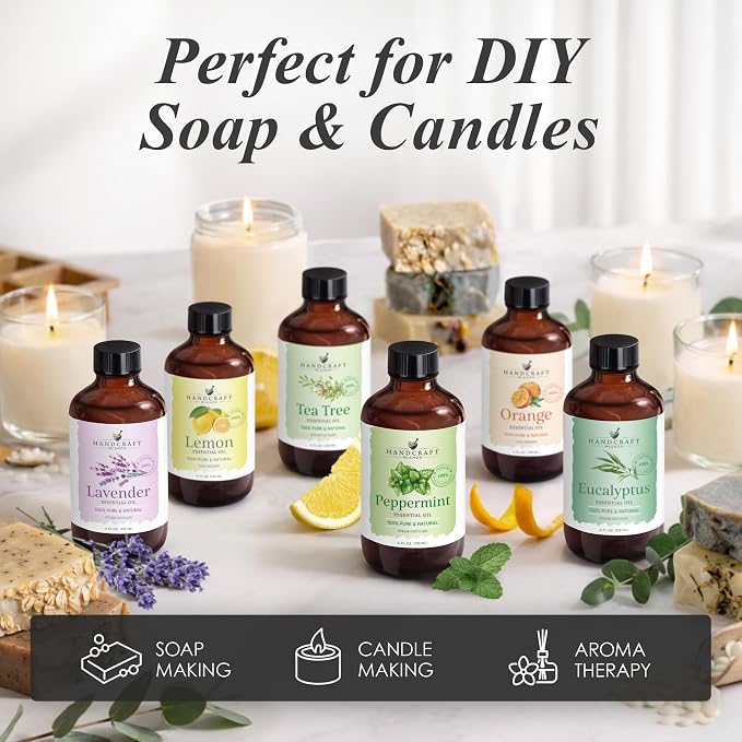 Handcraft Blends Cedarwood Essential Oil – Huge 4 Fl Oz – 100% Pure and Natural – Premium Grade Essential Oil for Diffuser and Aromatherapy, Skin, Massage, Candle and Soap Making Fragrance