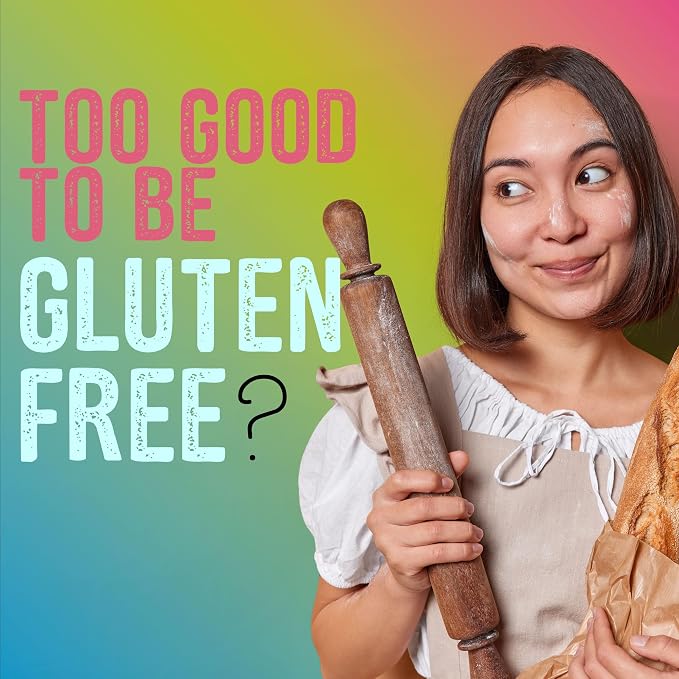 MIGHTYLICIOUS Gluten-Free All-Purpose Flour, Superfine Rice Flour, Non-GMO, Allergen-Friendly Baking Flour, Ideal for Cakes, Bread, Muffins & Cooking (3-Pack)