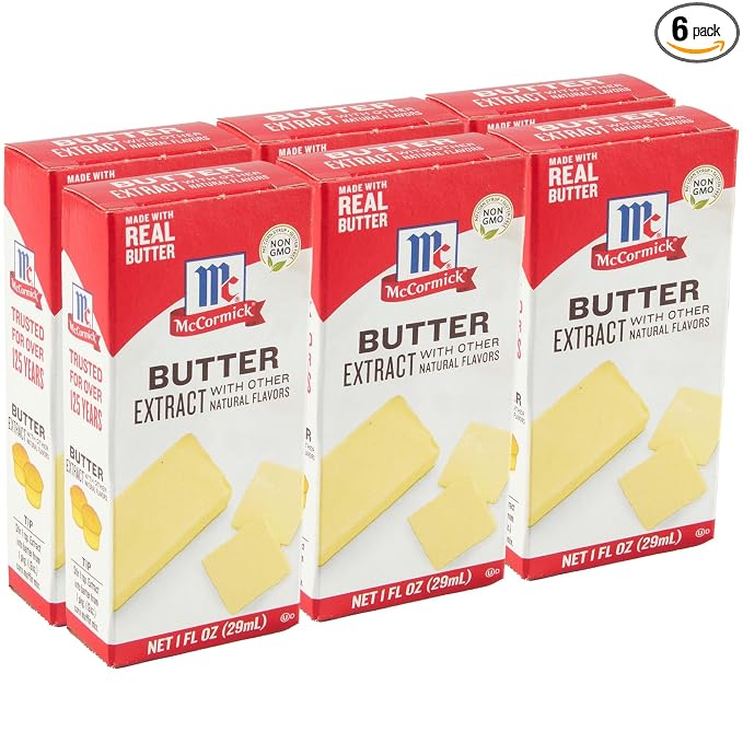 McCormick Butter Extract With Other Natural Flavors, 1 fl oz (Pack of 6)