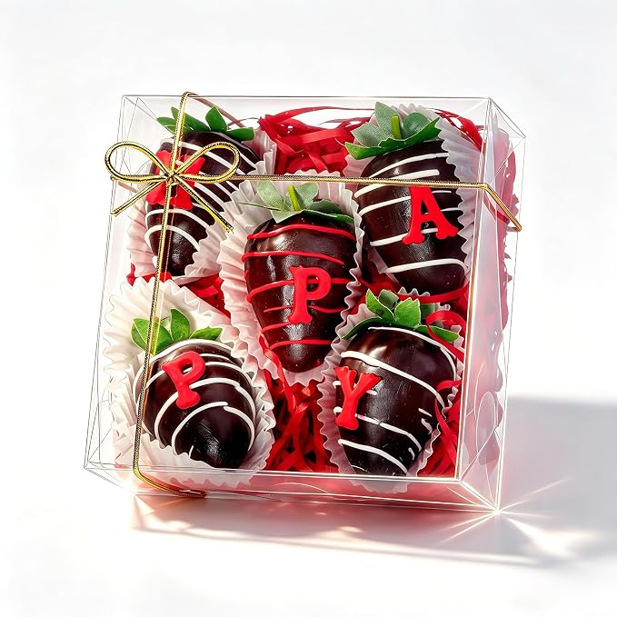 15Pack Full Clear Cookies Boxes 5x5x2Inches Bakery Boxes for Strawberries,Chocolate Bomb,Cakesickle,Mini Cake Cinnamon Roll &more