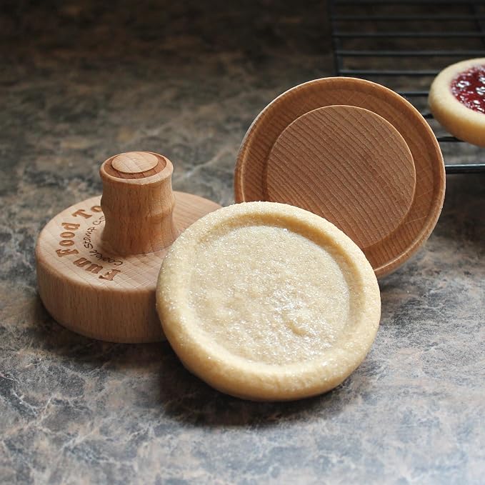 Wood Cookie Stamp, 2.5 Inch (Jelly CS-144)