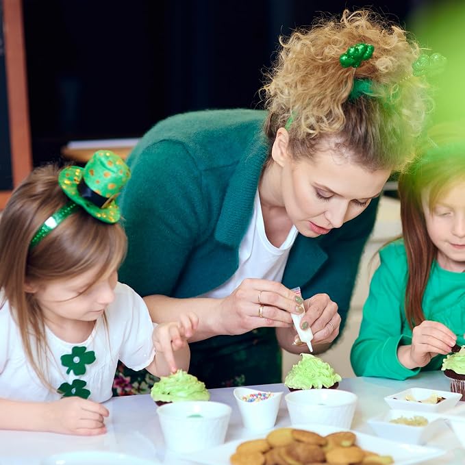 Unpretentious Shamrock Sprinkles, 2 Cups, Vibrant & Colorful, St. Patrick's Day, Dessert Decoration