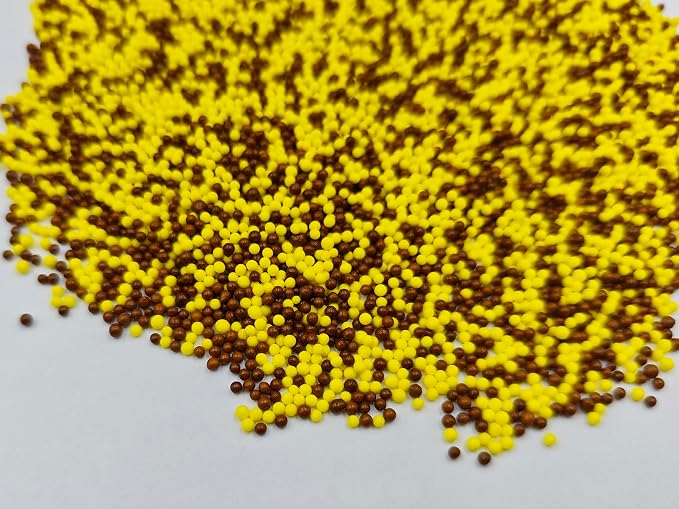 Edible Thanksgiving Fall Nonpareil Sprinkles, 2mm Sugar Pearls for Cake Decorating, Baking, Ice Cream, Cookies, Cupcake Topper Autumn Decorations,5.9oz (Brown&Orange&Yellow&Green&Red)