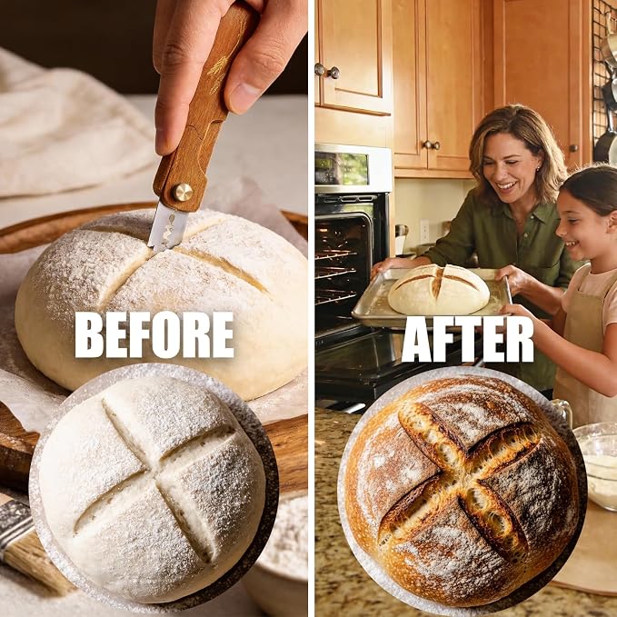 Bread Lame Dough Scoring Tool, Upgrade Bread Scoring Tool for Sourdough Bread Baking, Sourdough Scoring Tool for Homemade With 10 Razor Blades