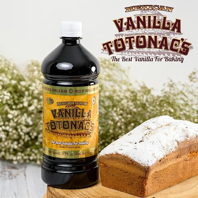 Mexican Vanilla Totonac's Pure Vanilla Flavoring, 33.2 Fluid Ounce