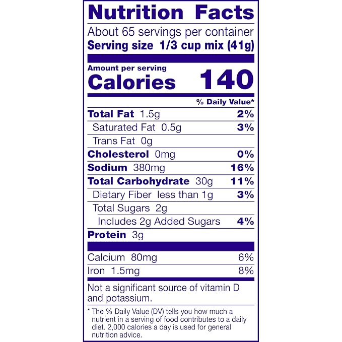 Betty Crocker Bisquick Pancake and Baking Mix, Original, Makes About 145 Pancakes, Giant Size, 96 oz (Pack of 2)