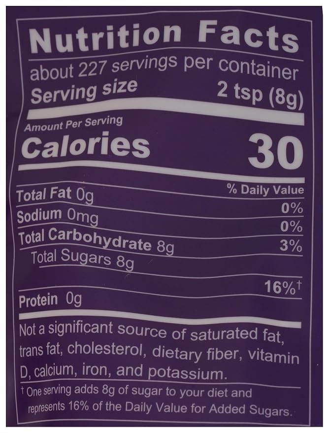 Wholesome Sweeteners 4-Pound Organic Cane Sugar, Fair Trade, Non GMO, Gluten Free & Vegan for Baking and Sweetening, 1 Pack