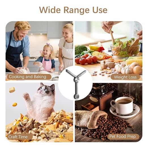 Portable Food Scale, Folding Digital Kitchen Scale, Mini Pocket Gram Ounce Scale for Travel Diet Calorie Control Cooking