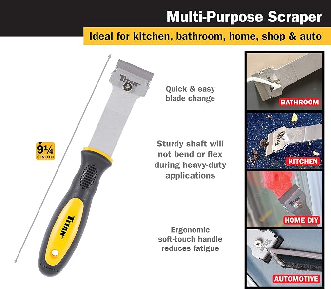 Titan 17002 2-Piece Multi-Purpose and Mini Razor Scraper Set