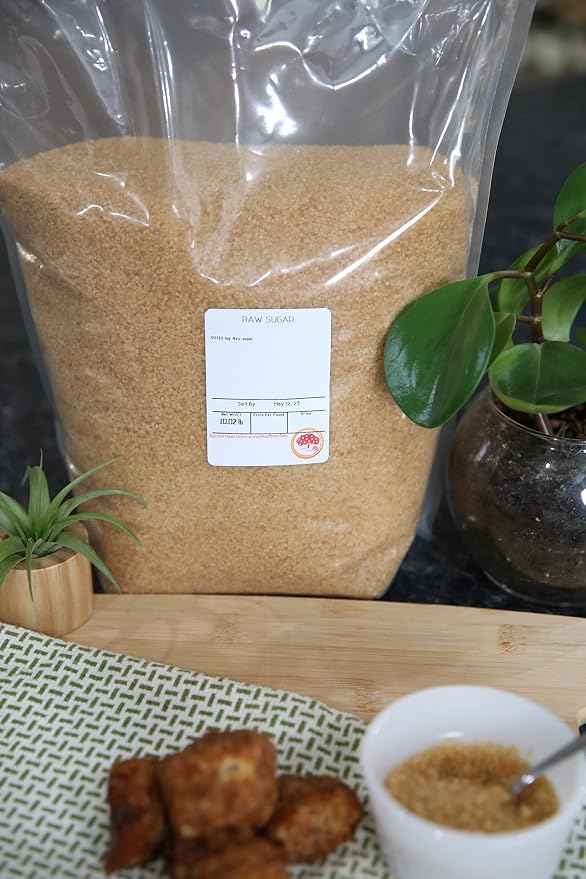 Kauffman Orchards Raw Cane Sugar, Bulk 10 Pound Bag