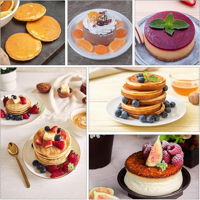 20 PCS Crumpet Rings English Muffin Rings Stainless Steel Round Cookie Cutter Double Rolled Muffin Tart Ring Mold Nonstick Cooking Pastry Molds for Home Baking