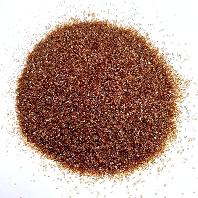 Sentovac Brown Sanding Sugar for Baking Edible Sparkling Coarse Sugar Crystals Sprinkles for Baking Topping Cake Cookie Cupcake Topper Ice Cream Decoration Supplies 3.2 OZ