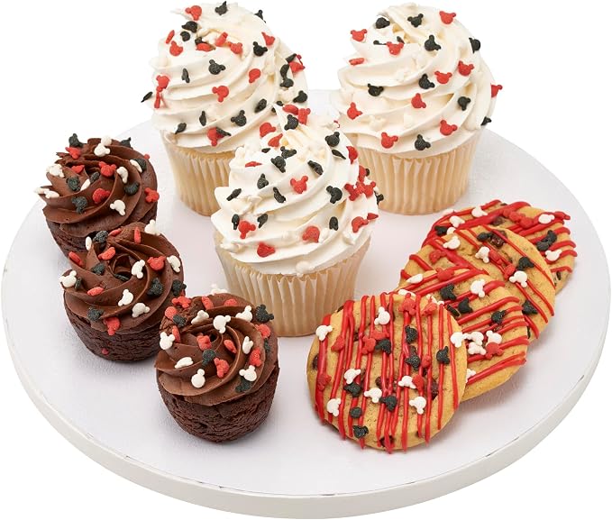 DECOPAC Mickey Mouse Quins, 18oz, Fancy Sprinkles Shaped Like Mickey Mouse, Candy Sprinkles in Handheld Container, Edible Sprinkles For Celebration Cakes, Cupcakes, Cookies