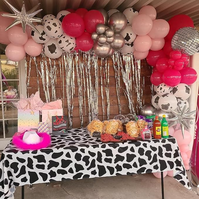 Pink Balloon Arch Garland Kit, 100pcs Hot Pink Blush Balloon Garland Kit with Different Sizes Light Pastel Balloons for Wedding Birthday Shower Princess Theme Party Decorations
