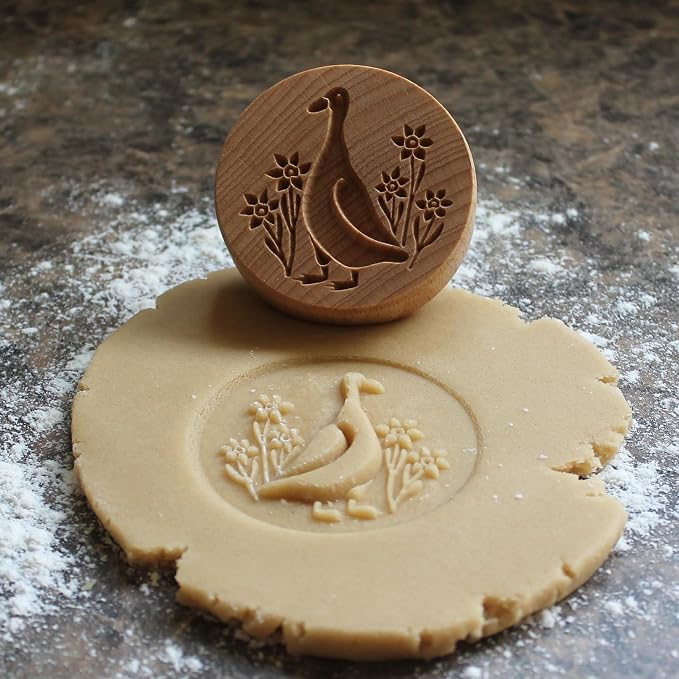 Wood Cookie Stamp, 2.5 Inch (Mother Goose CS-132)