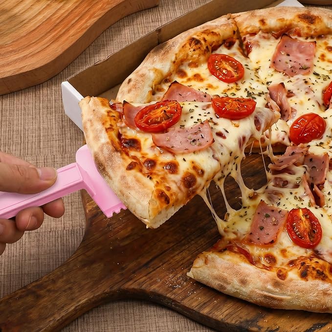 6 Pcs Plastic Cake Knife, 9.1inch Plastic Cake Cutter, Plastics Pizza Cutters for Wedding Party, Pie, Pastry Slicer Serving Utensils for Kitchen