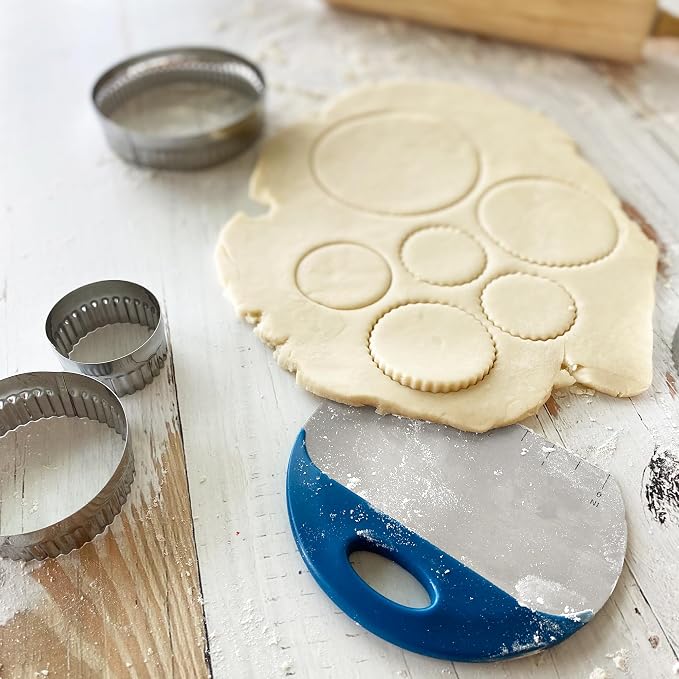 R&M International Stainless Steel Double Sided Biscuit Cutters, Assorted Sizes, 6-Piece Set