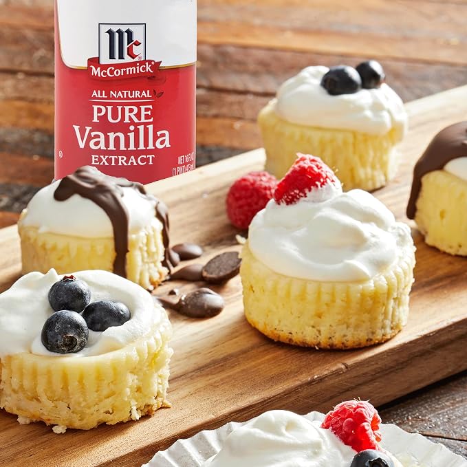 McCormick Vanilla Extract, Pure, No Corn Syrup, Gluten Free, Rich, Sweet Flavor and Aroma for Baking and Savory Dishes, 16 fl oz