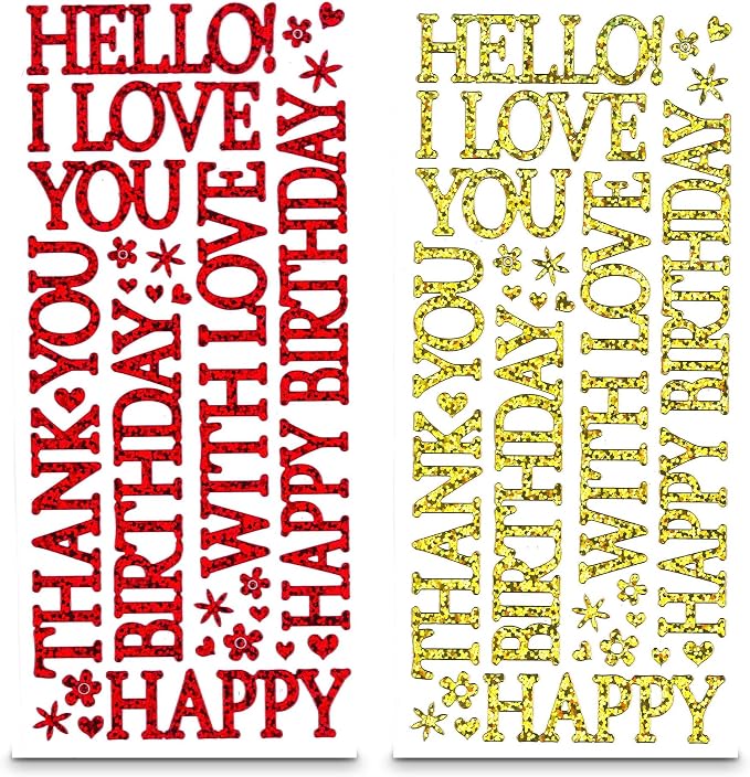 Paper Wishes – Dazzles Greetings Collection | Unique Stickers for Scrapbooking, Cardmaking, Gifts and All of Your DIY Crafting, Art and Creative Projects - Inspiration at Your Fingertips