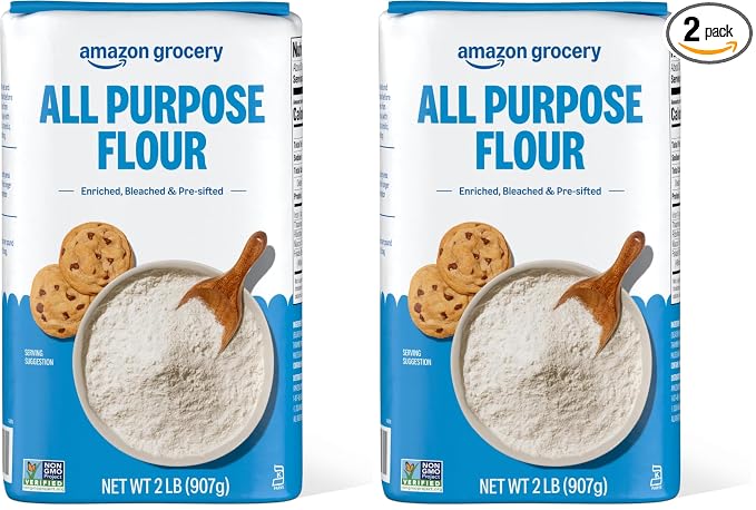 Amazon Grocery, All Purpose Flour, 2 Lb (Pack of 2)