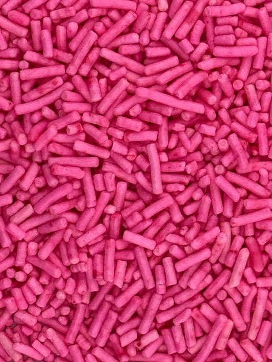 Pink Sprinkles 4oz pack for Baking Cakes, Cupcakes, Cookie Decorations, Ice Cream and Donut Toppings Edible Decorating Baking Supplies (Pink)