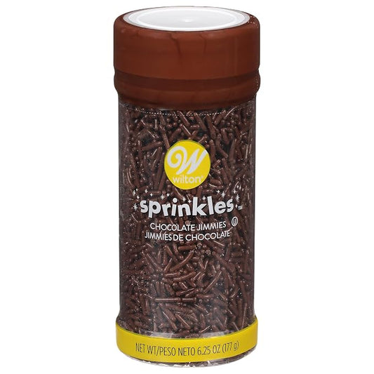 Wilton Jimmies Sprinkles 6.25Oz-Chocolate
