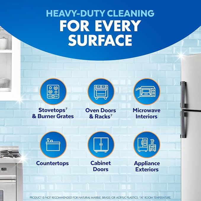 Lysol Pro Kitchen Spray Cleaner and Degreaser, Antibacterial All Purpose Cleaning Spray for Kitchens, Countertops, Ovens, and Appliances, Citrus Scent, 22oz