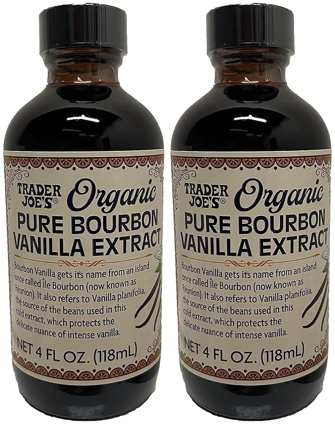 (Pack of 2 - 4 OZ Bottles) Trader Joe's Pure Bourbon Vanilla Extract