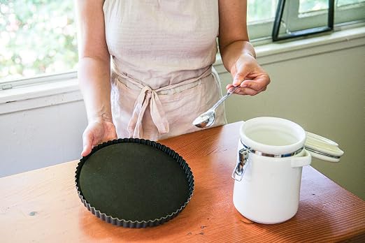 MATFER BOURGEAT 332225 Exopan Fluted Pie Pan with Removable Bottom