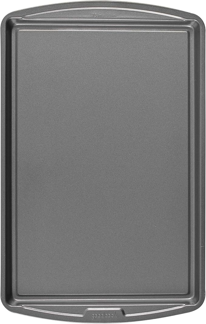 GoodCook Everyday Nonstick Steel Baking Sheet, 15" x 10", Gray