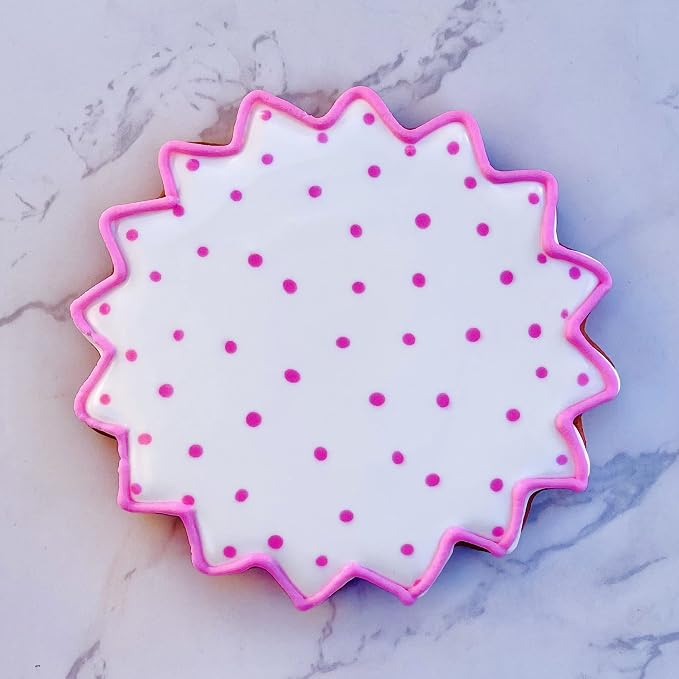 Ann Clark Fluted Circle Linzer Cookie Cutter, 4" Made in USA