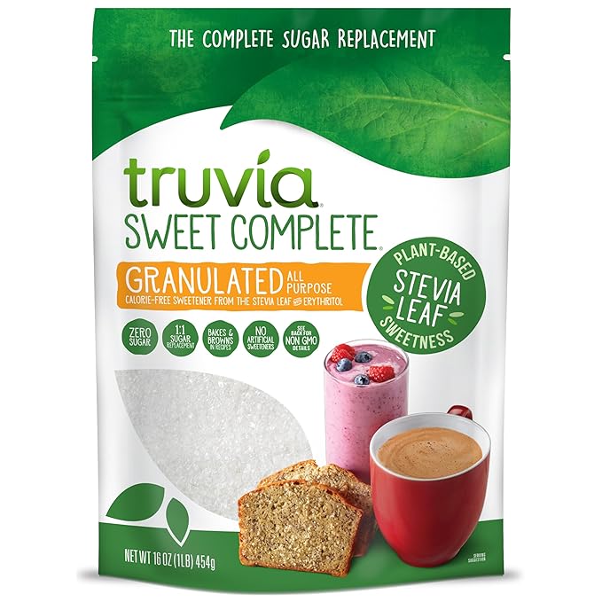 Truvia, Sweetener Stevia Calorie Free, 16 Ounce