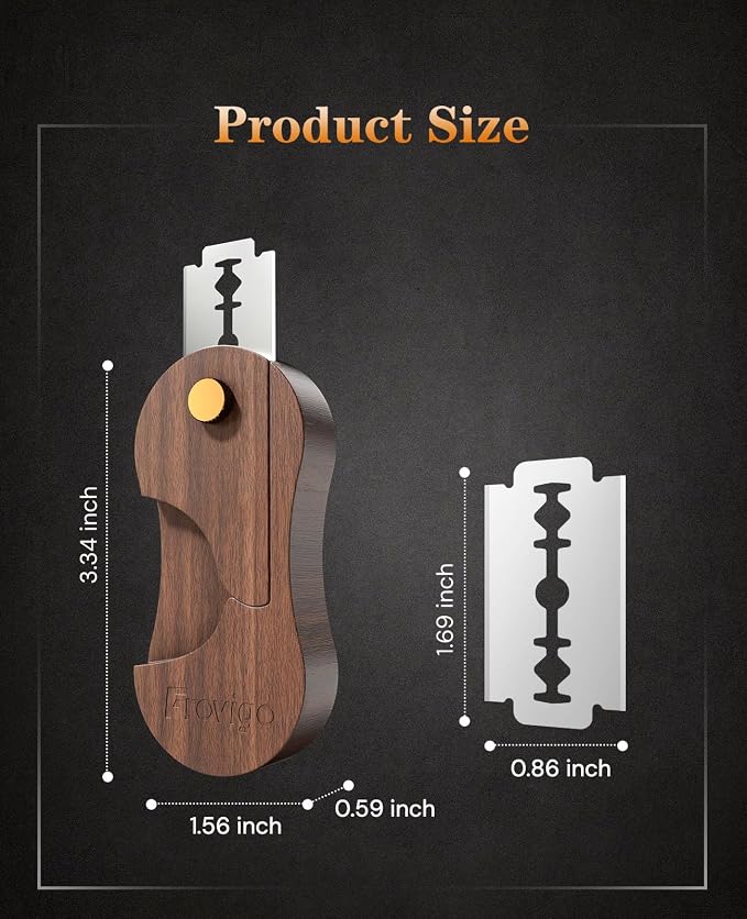 Bread Lame, Scoring Tool for Sourdough with 5 Retractable Razor Blades, Professional Dough Scorer with Magnetic Safety Design, Bread Slashing Tool, Sourdough Knife Supplies for Baking (Walnut)