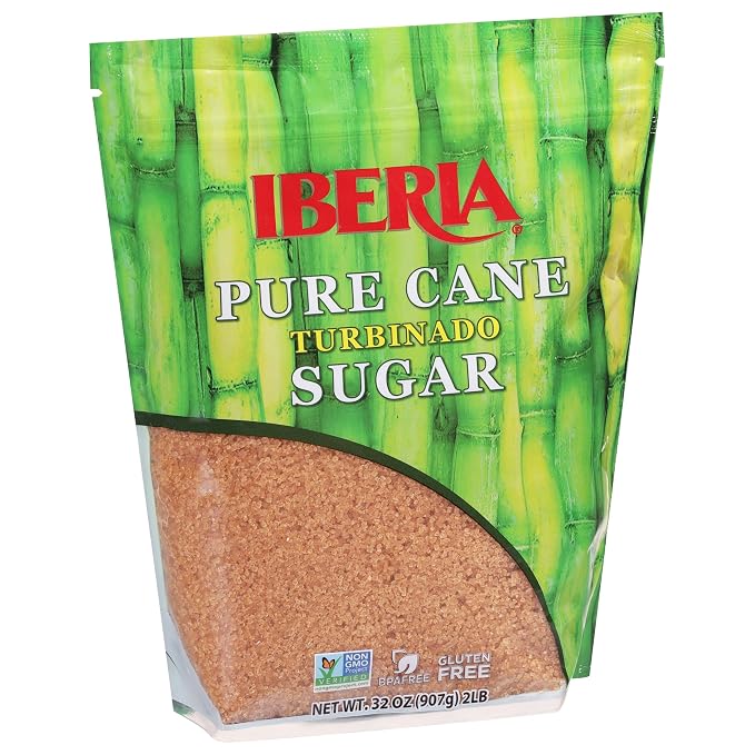 Iberia Pure Cane Raw Turbinado Sugar 2 lb