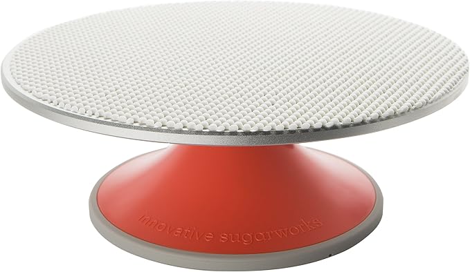 Sugarworks Artists Cake Turntable Rotating Cake Stand Cake Decorating Stand, with Brake/Stop