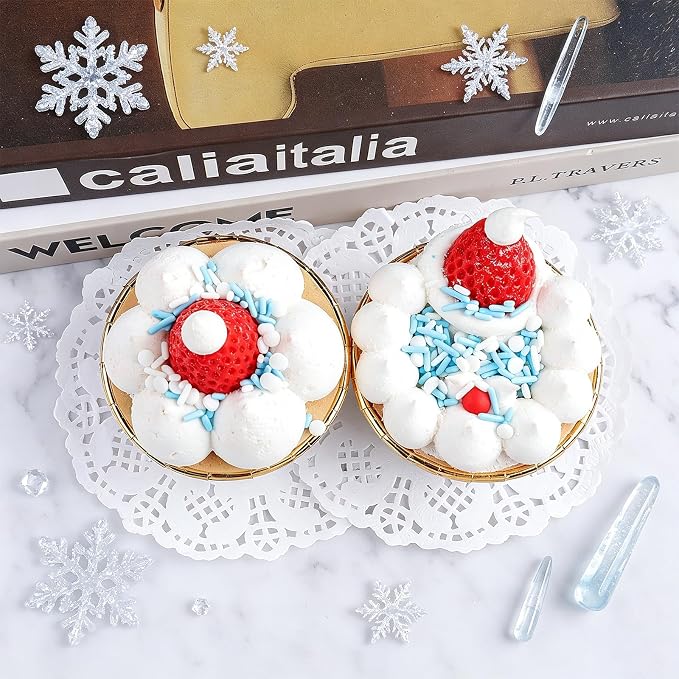 Winter Blue Sprinkles Edible for Baking, Mix For Cupcakes Decorations