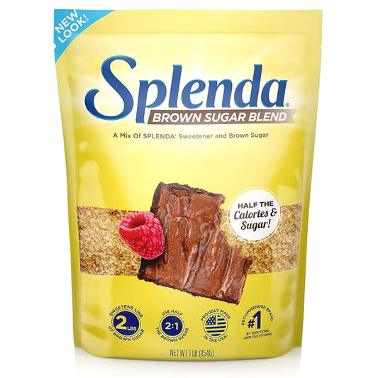 SPLENDA for Baking, 1 Pound Bag Brown Sugar Blend 16 Ounce