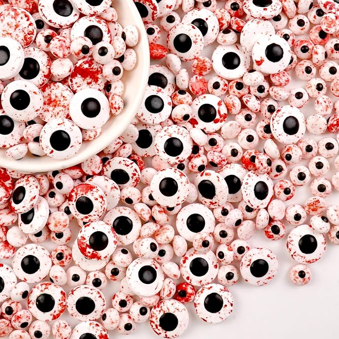 Edible Candy Eye, Halloween Sprinkles, Bloody Eyeballs, Halloween Sprinkles for Cake Decorating, Edible Cake Decoration & Cupcake Toppers, 150g/5.29oz, Party Supplies