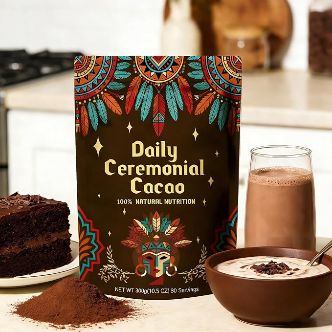 Cocoa powder|Cocoa, sugar-free, rich in magnesium, theobromine, and sugar-free. It can make you feel happy and enhance your concentration. It can make you feel pleasant, naturally refreshing, natural. (Original flavor)