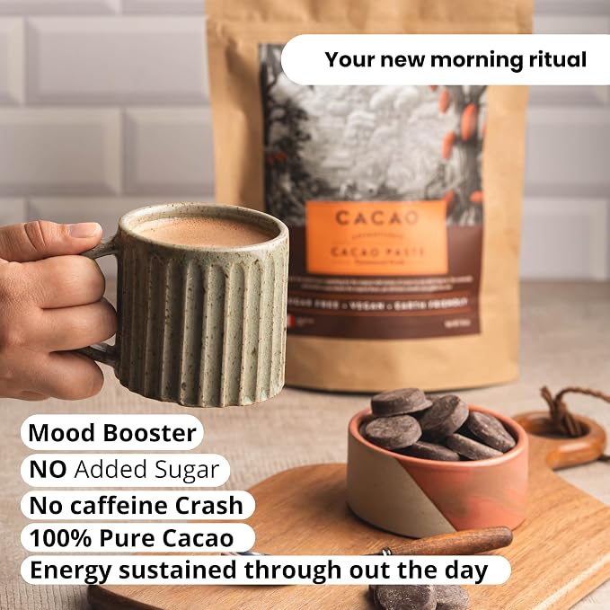 Cacao Adventures Ceremonial Cacao Coins, Tropical Desert Peru, 1 lb