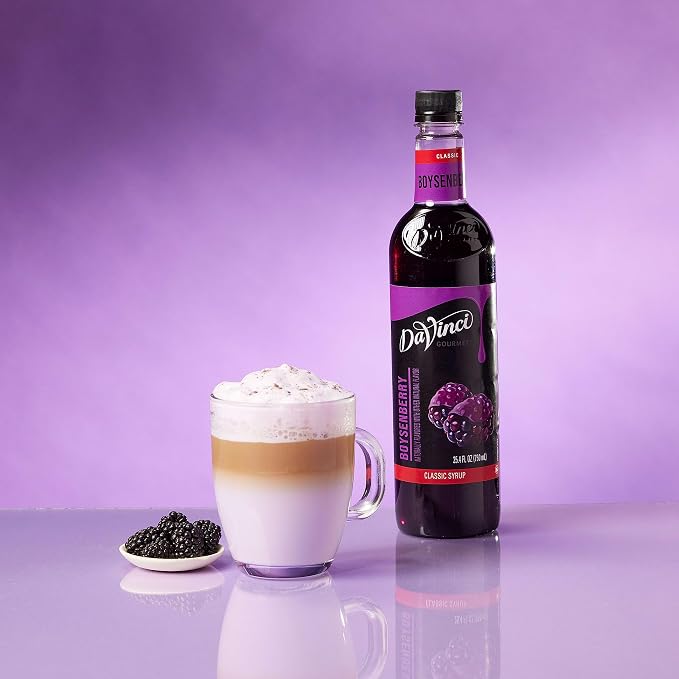 DaVinci Gourmet Boysenberry Syrup, 25.4 Fluid Ounces (Pack of 4)